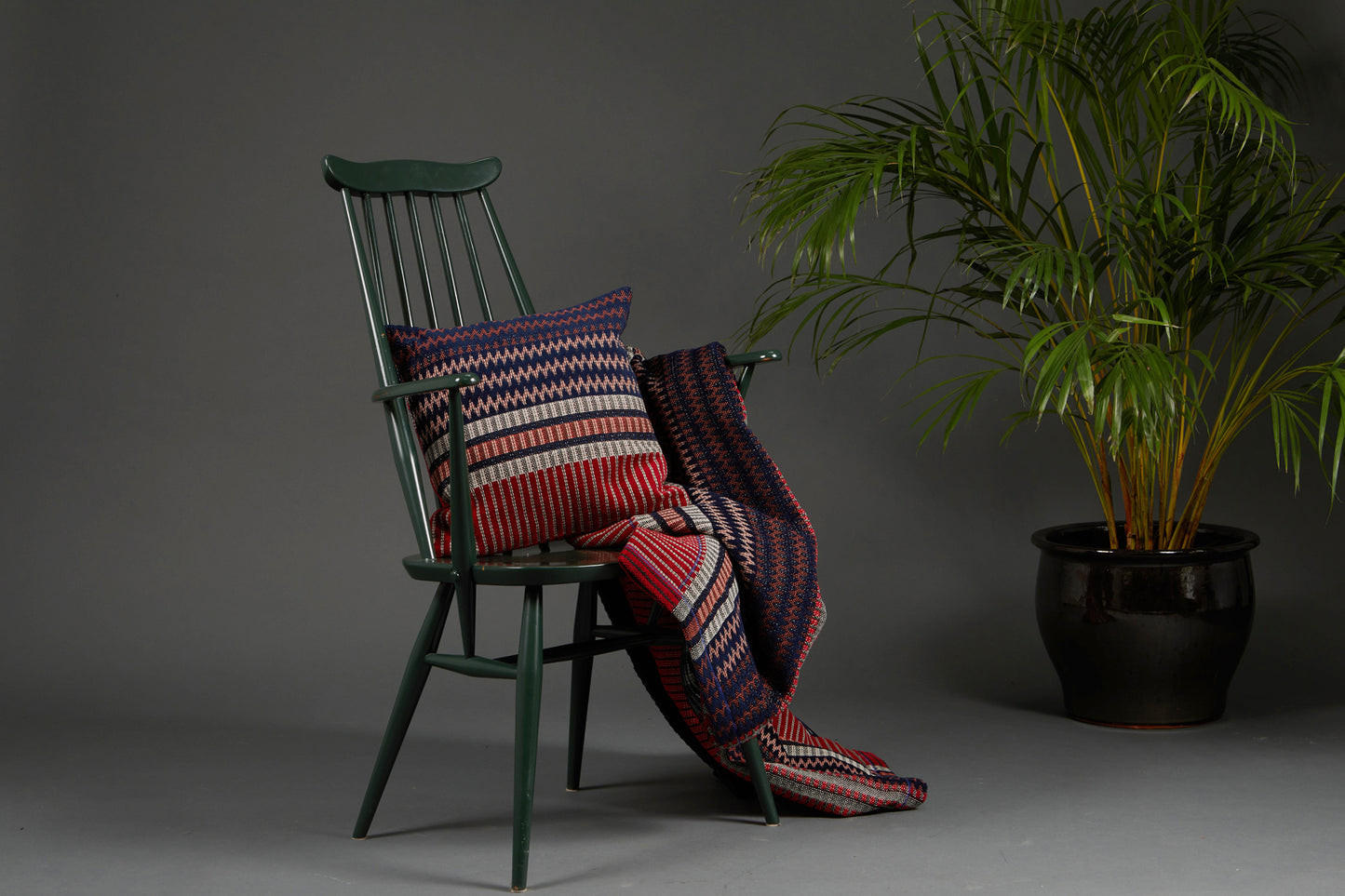 Oxford Blue Throw