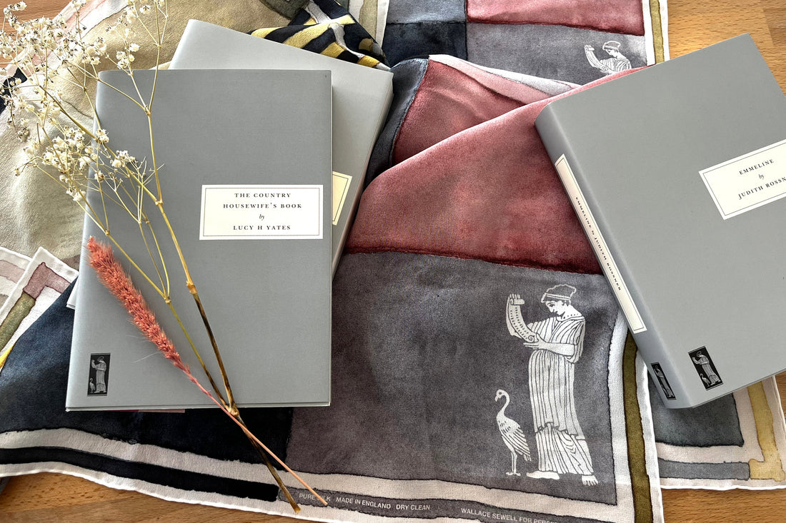 Persephone Books - Bespoke Silk Scarf