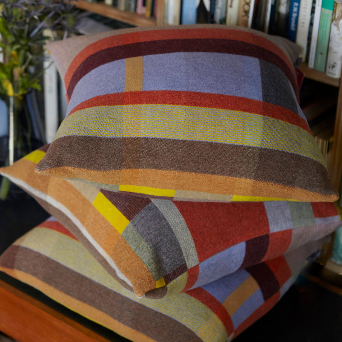 Lambswool Block Cushions