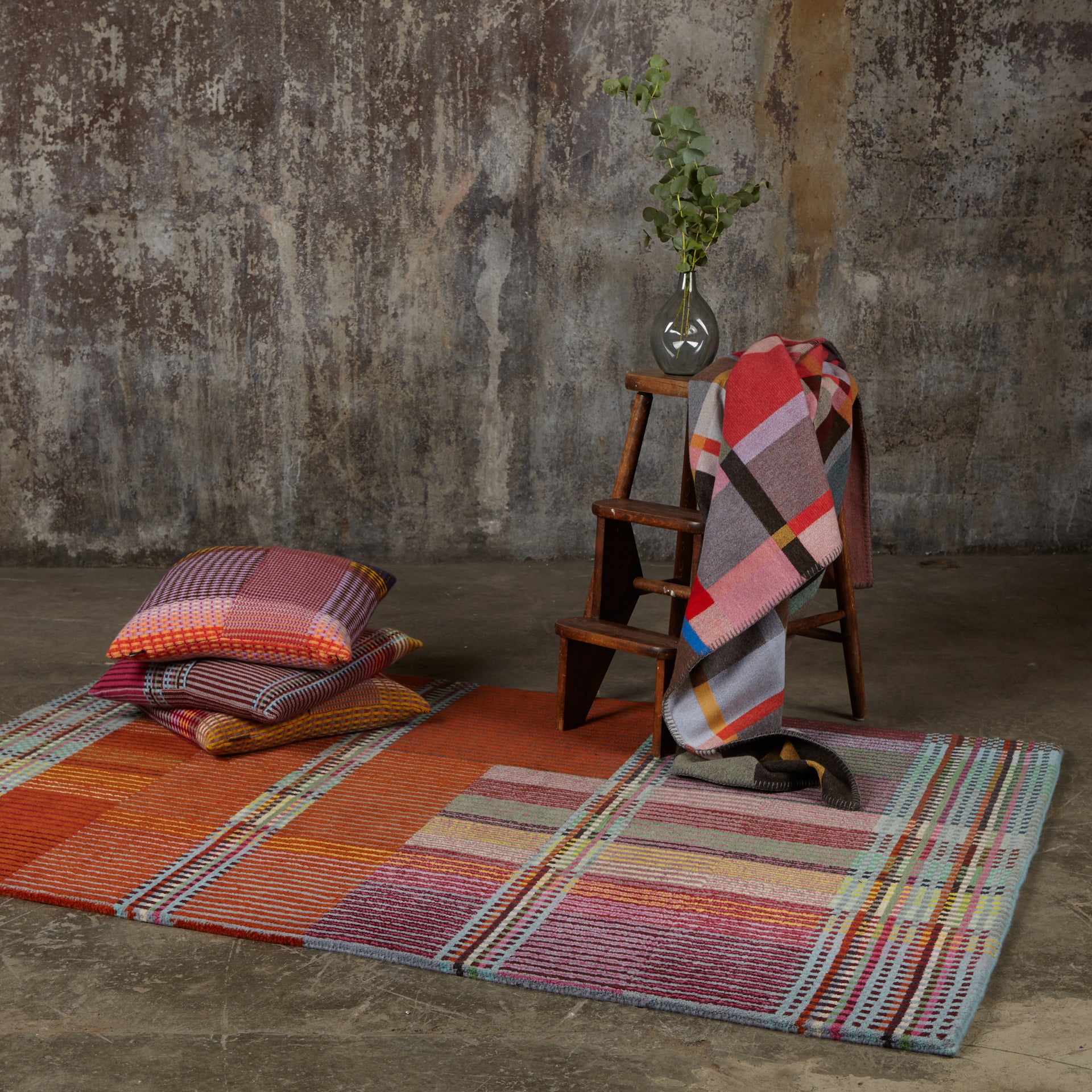 Pinstripe Rugs | Handknotted Lambswool Rugs – Wallace Sewell