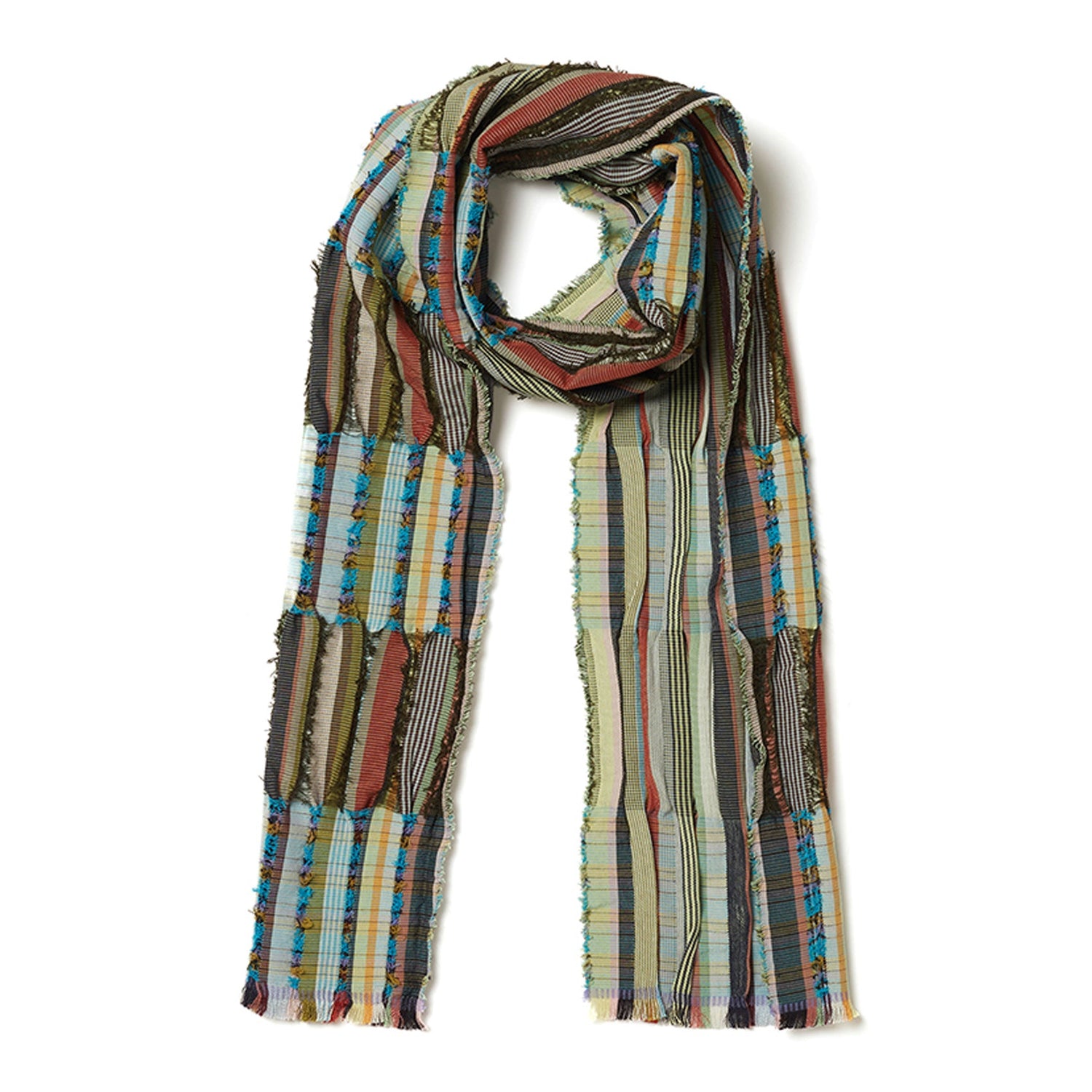 Silk & Wool Crepe Scarves