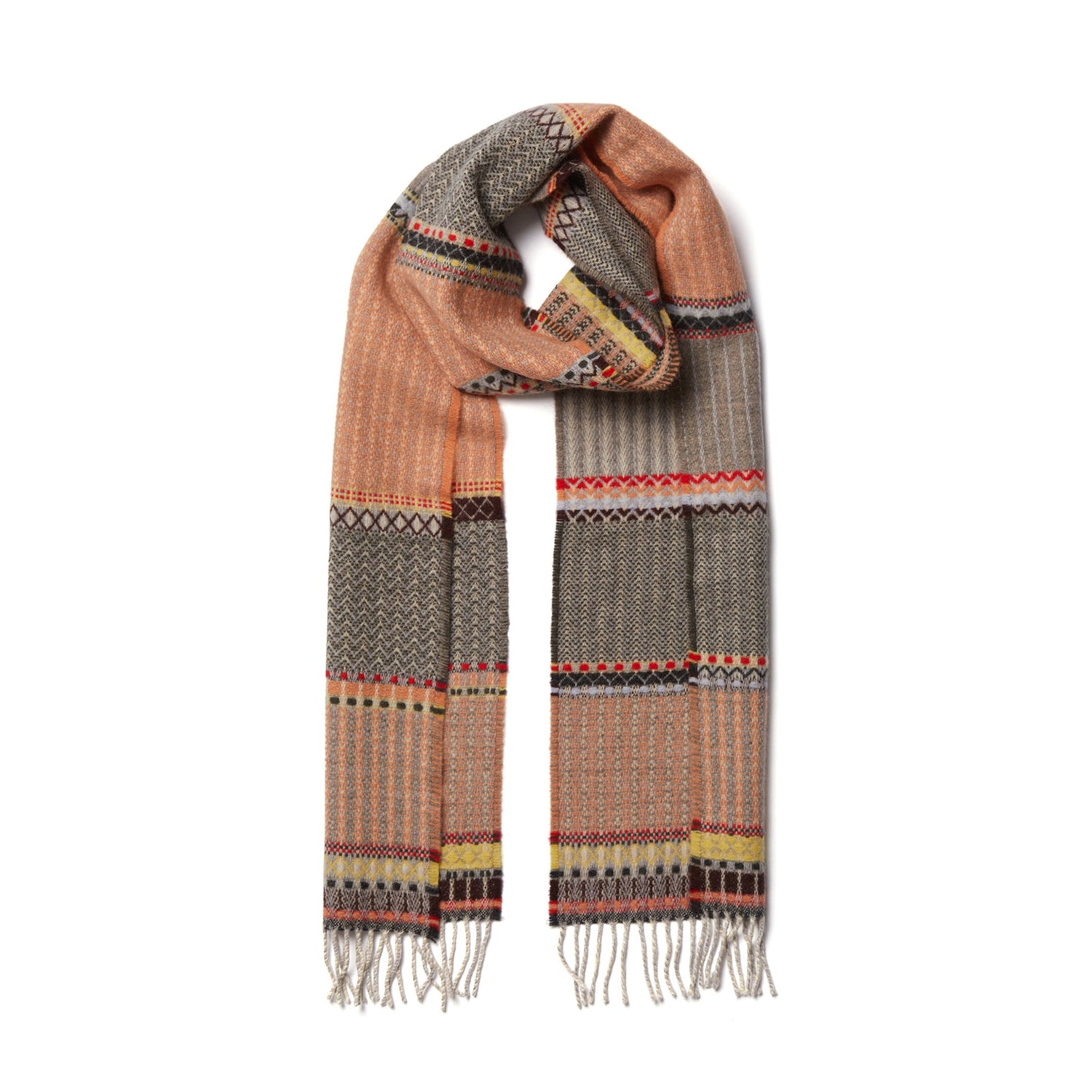 Lambswool Pattern Scarves