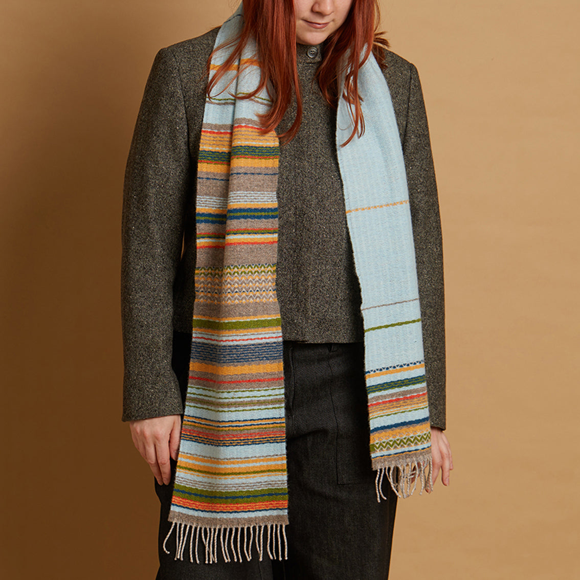 Lambswool Stripe Scarves