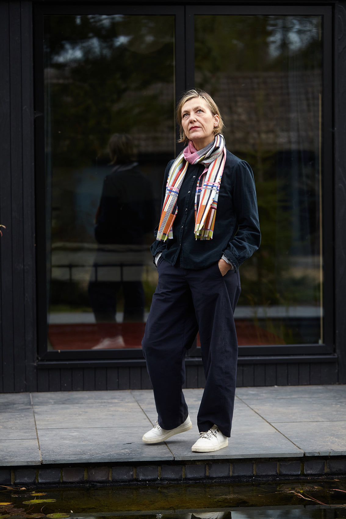 Rosa Fresco | Woven Silk & Lambswool Scarf – Wallace Sewell