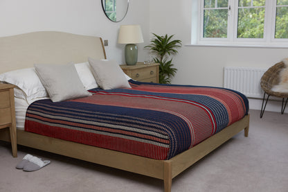 Oxford Blue Throw