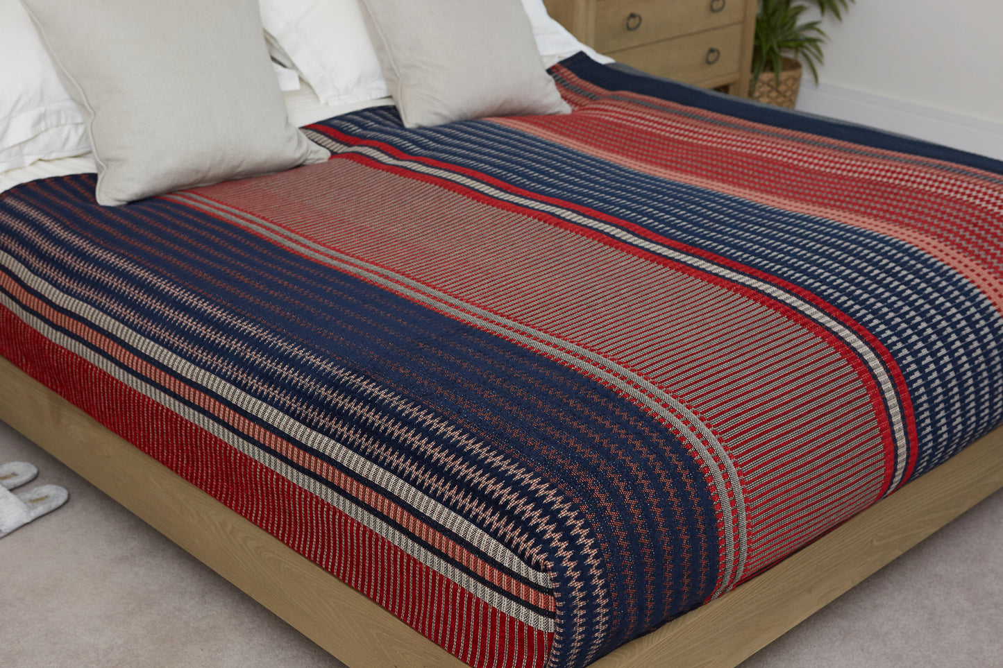 Oxford Blue Throw